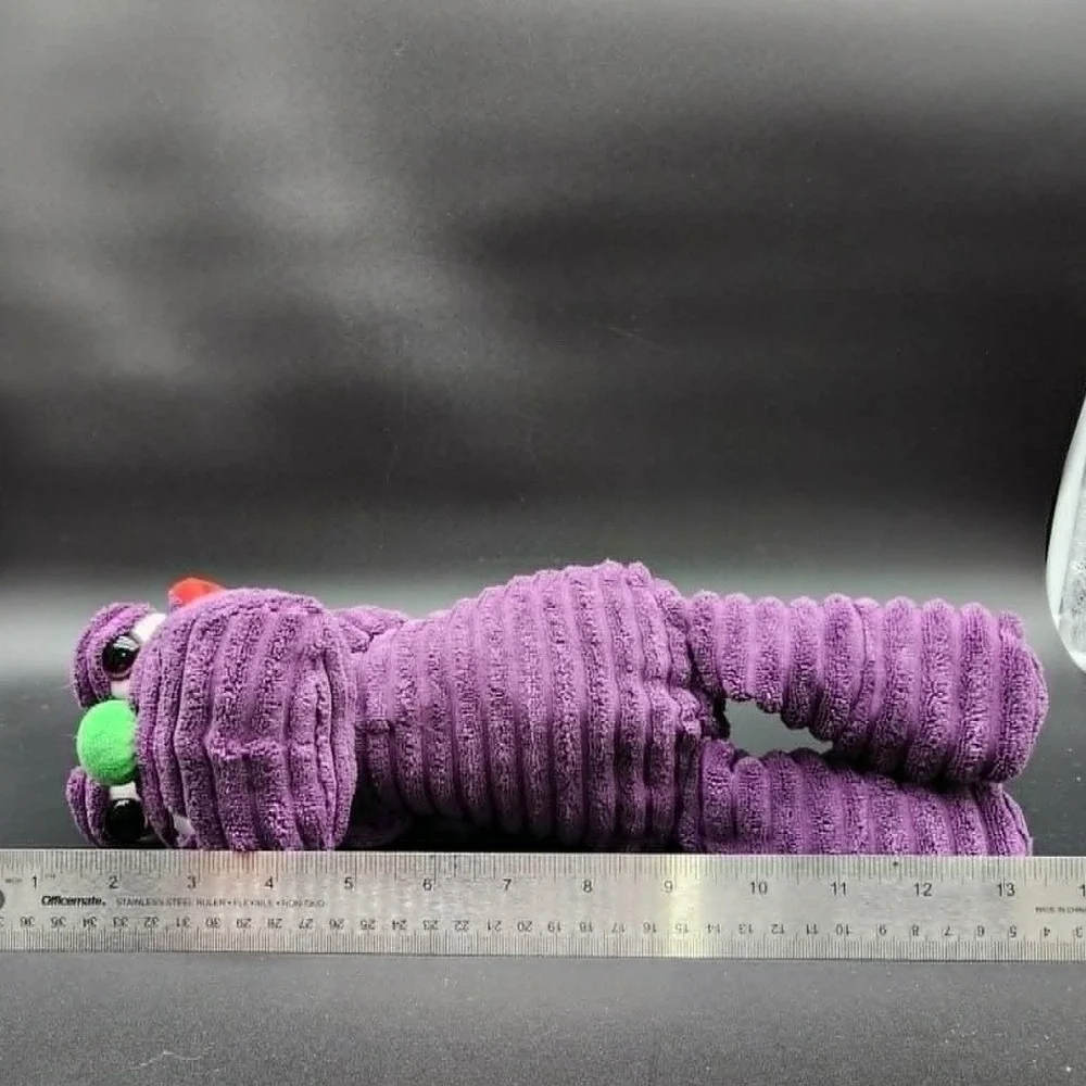 Ganz Purple Ribbles Monster Plush Corduroy Textured Stuffed Animal Toy‎ HW10807